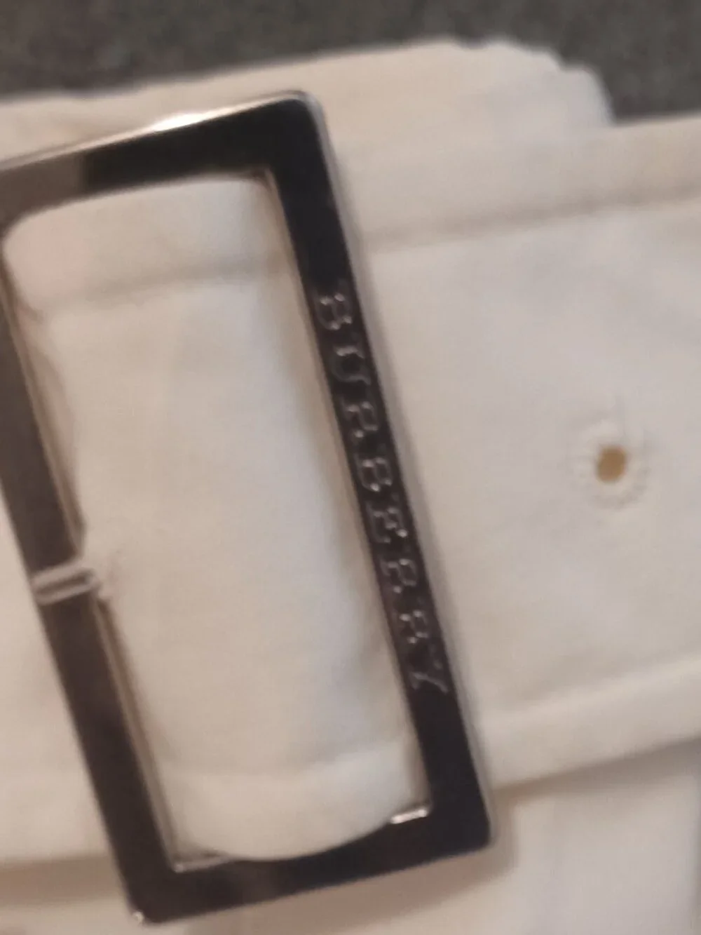 BURBERRY LONDON COTON MINI WRAP SKIRT